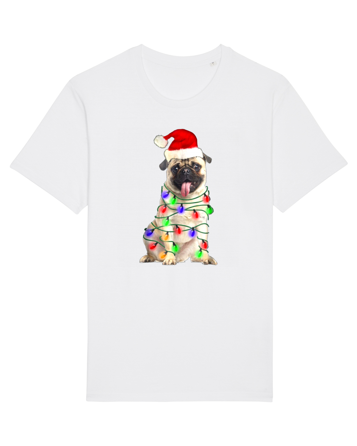 Tricou mânecă scurtă Unisex Rocker White