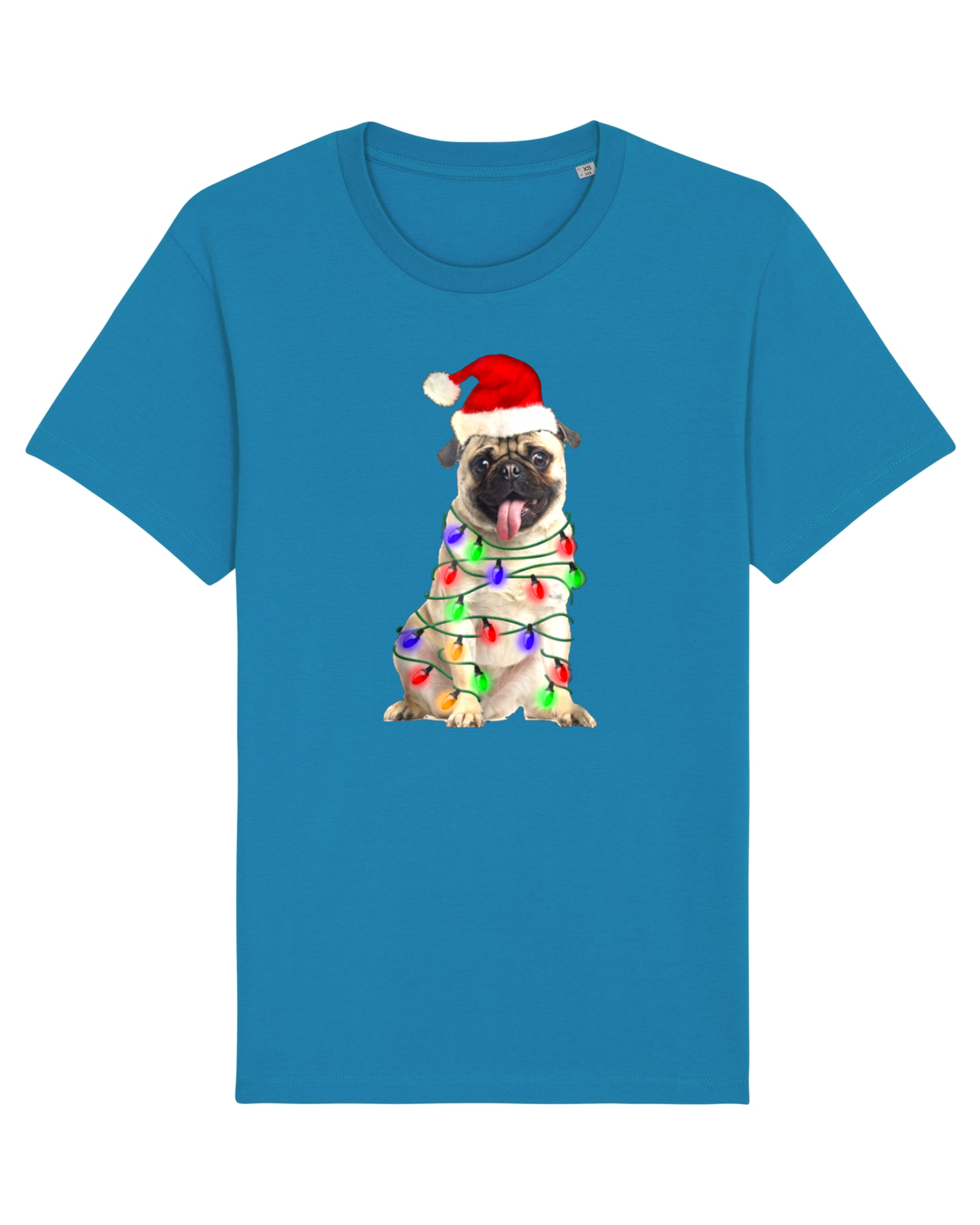 Tricou mânecă scurtă Unisex Rocker Azur
