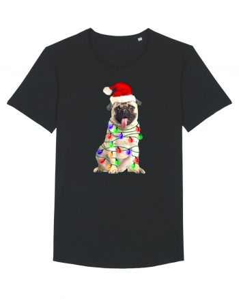 Pug First Christmas Black