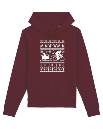 Riding For Christmas Burgundy
