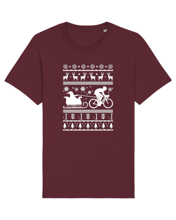 Riding For Christmas Burgundy