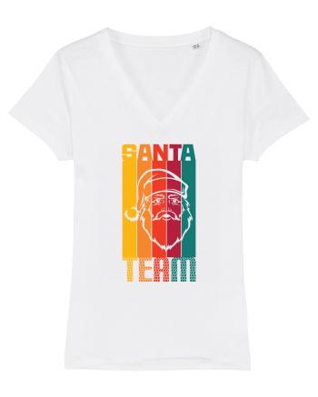 Santa Team White