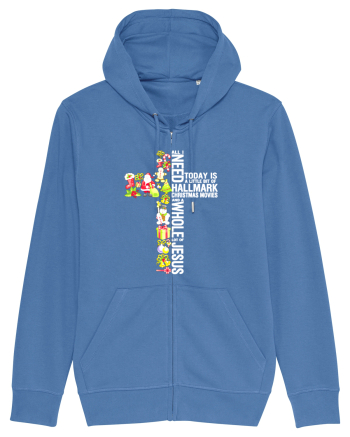 Xmas Cross Bright Blue