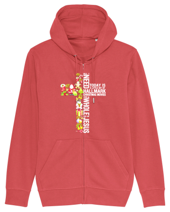 Xmas Cross Carmine Red
