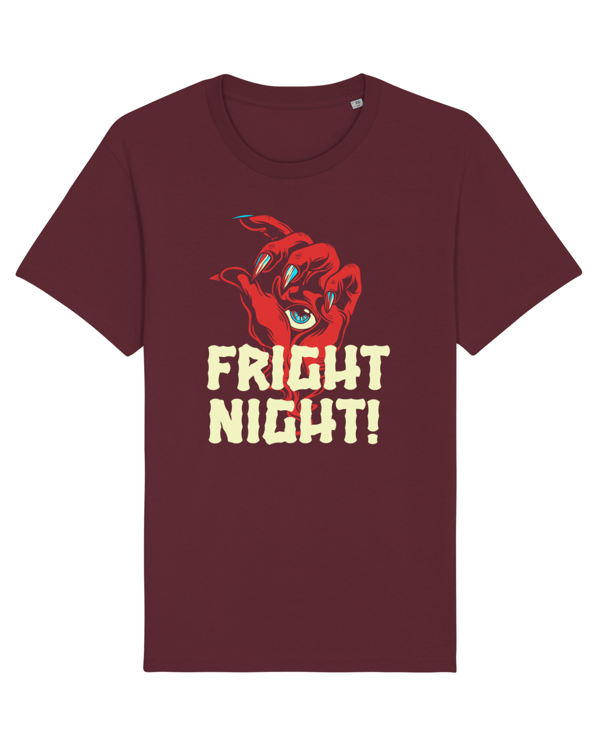 Tricou mânecă scurtă Unisex Rocker Burgundy
