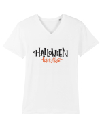 Halloween Trick or Treat Tricou mânecă scurtă guler V Bărbat Presenter