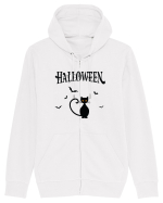 Halloween Black Cat Hanorac cu fermoar Unisex Connector