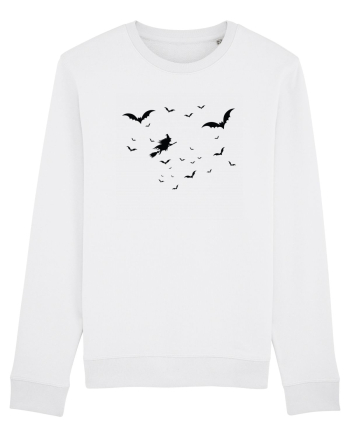 Halloween witch White