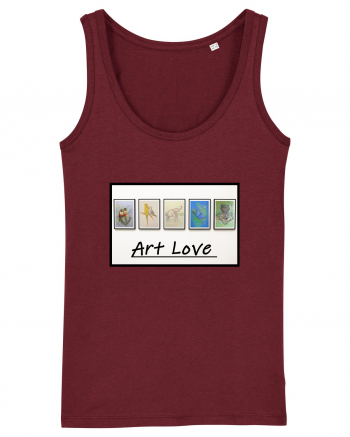 Iubire pentru arta Art love Burgundy