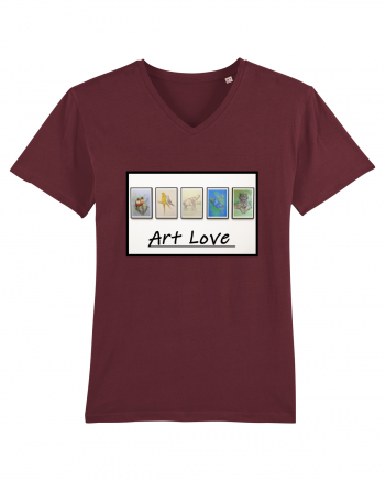 Iubire pentru arta Art love Burgundy