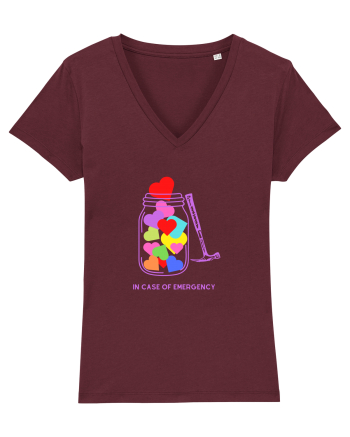 SHARE LOVE Burgundy