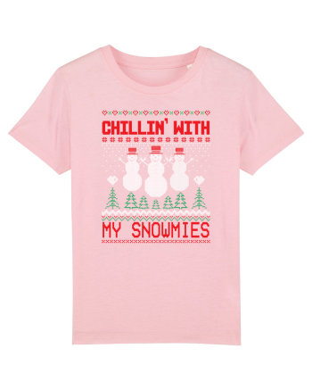 Chillin' with my snowmies Cotton Pink