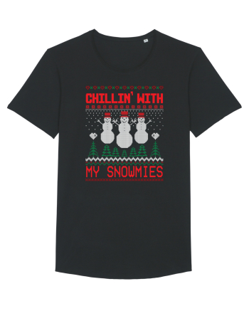 Chillin' with my snowmies Black