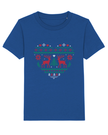Christmas Heart Majorelle Blue
