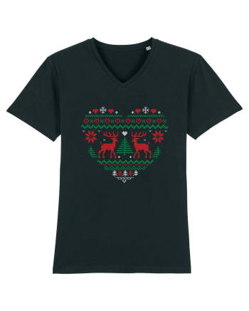 Christmas Heart Black
