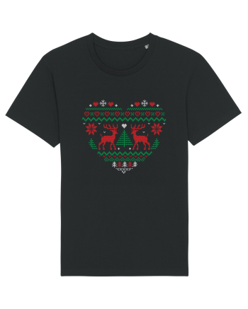 Christmas Heart Black