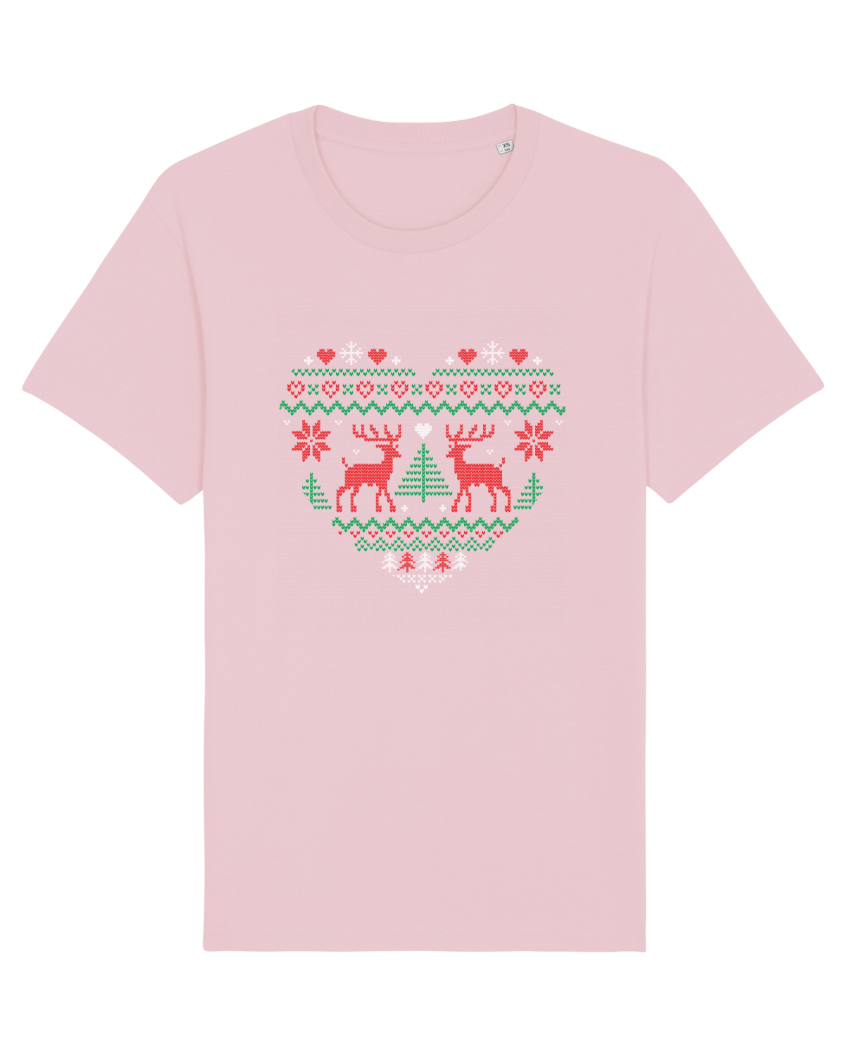 Tricou mânecă scurtă Unisex Rocker Cotton Pink