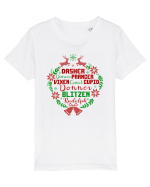 Dasher Dancer Prancer Vixen Blitzen Cupid Comet Donner Rudolph Tricou mânecă scurtă  Copii Mini Creator