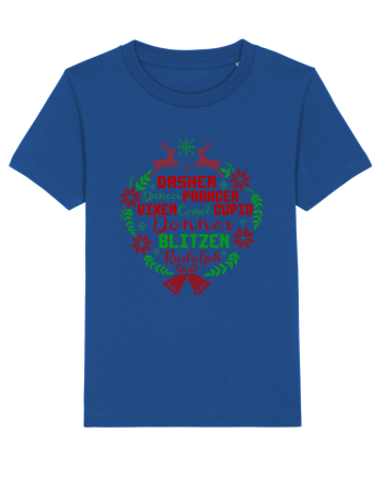 Dasher Dancer Prancer Vixen Blitzen Cupid Comet Donner Rudolph Majorelle Blue
