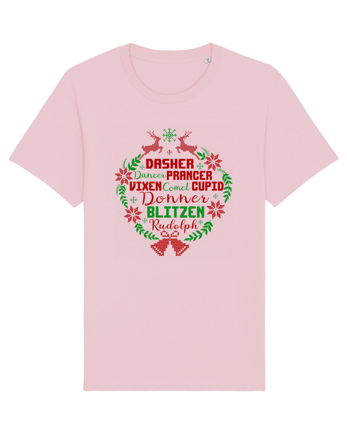 Tricou mânecă scurtă Unisex Rocker Cotton Pink