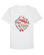 Dasher Dancer Prancer Vixen Blitzen Cupid Comet Donner Rudolph Tricou mânecă scurtă guler larg Bărbat Skater