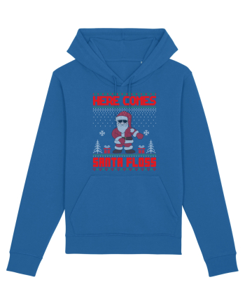 Here Comes Santa Floss Royal Blue