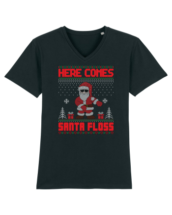 Here Comes Santa Floss Black