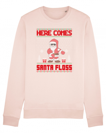 Here Comes Santa Floss Candy Pink