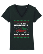 It's the most wonderful time of the year Tricou mânecă scurtă guler V Damă Evoker