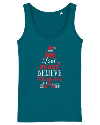 Joy Love Peace Believe Christmas Ocean Depth