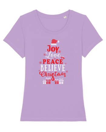 Joy Love Peace Believe Christmas Lavender Dawn