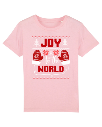 Joy To The World Cotton Pink