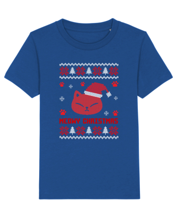Meowy Christmas Cat Majorelle Blue