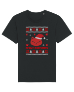 Meowy Christmas Cat Tricou mânecă scurtă Unisex Rocker