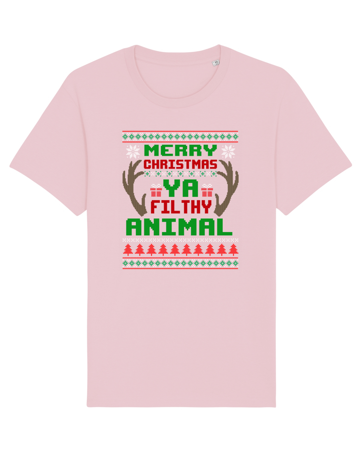 Tricou mânecă scurtă Unisex Rocker Cotton Pink