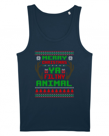 Merry Christmas Ya Filthy Animal Navy