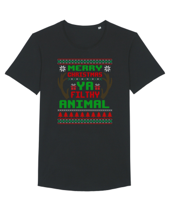 Merry Christmas Ya Filthy Animal Black