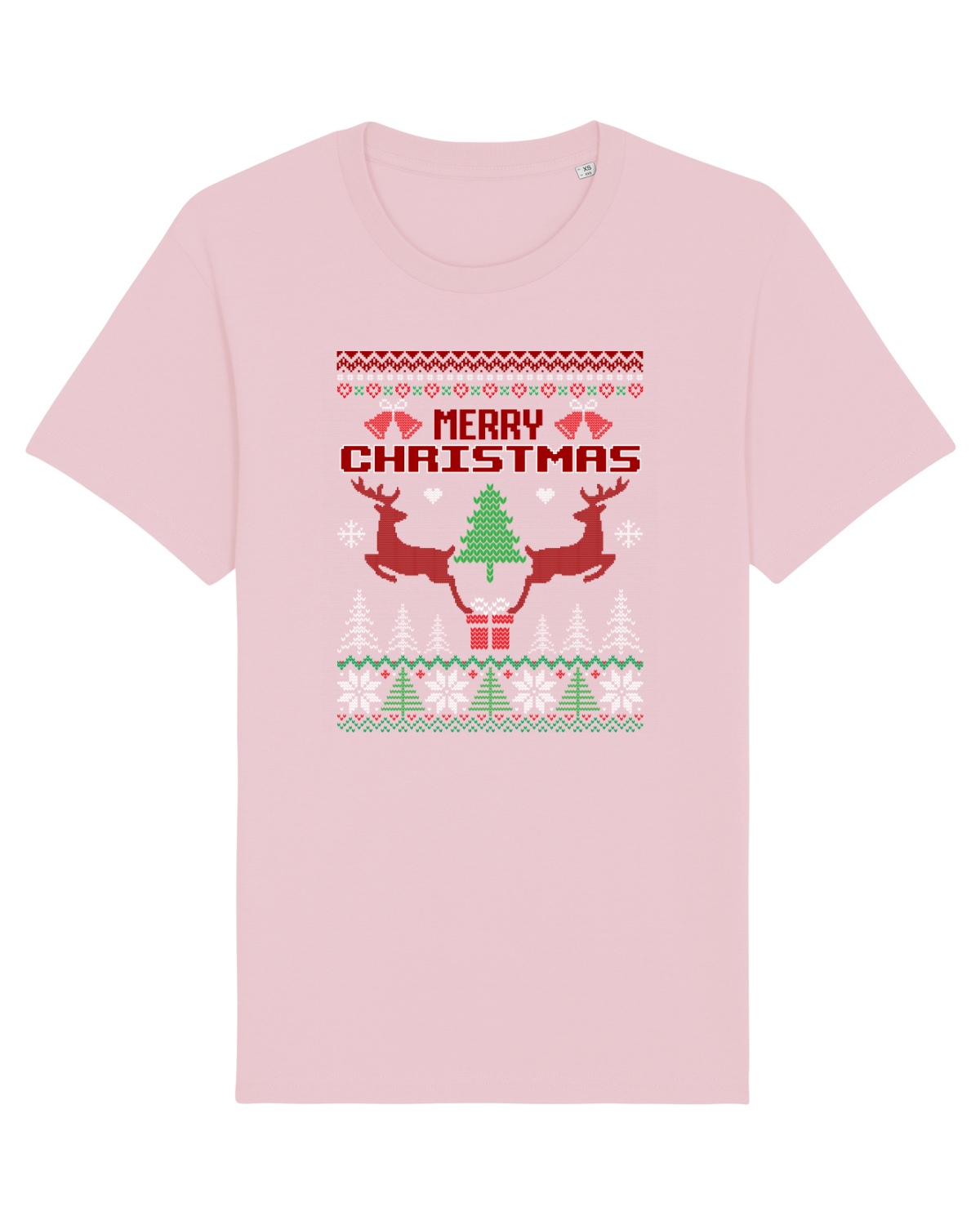 Tricou mânecă scurtă Unisex Rocker Cotton Pink