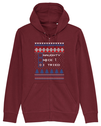 Naughty Nice I Tried Burgundy