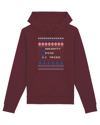 Naughty Nice I Tried Burgundy