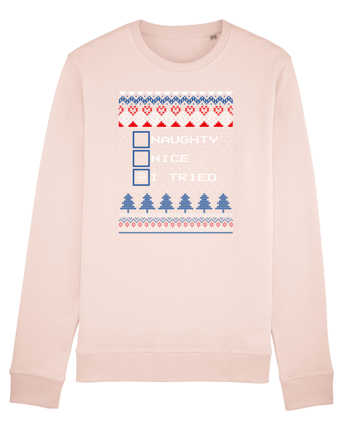 Bluză mânecă lungă Unisex Rise Candy Pink