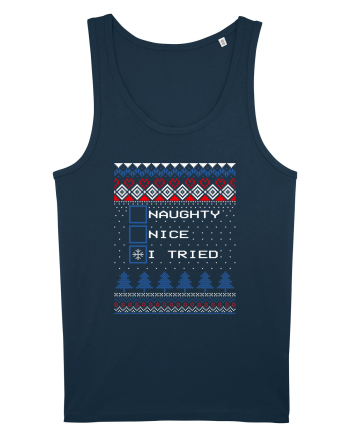 Naughty Nice I Tried Navy