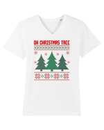 Oh Christmas Tree Tricou mânecă scurtă guler V Bărbat Presenter