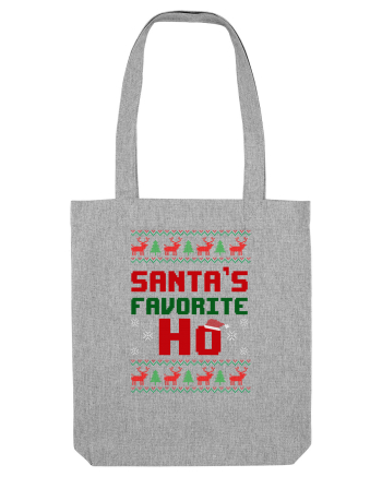 Santa's Favorite Ho Heather Grey