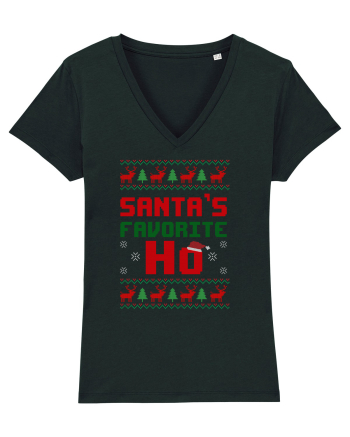 Santa's Favorite Ho Black