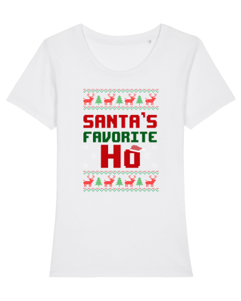 Santa's Favorite Ho White