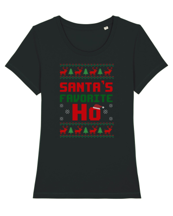 Santa's Favorite Ho Black