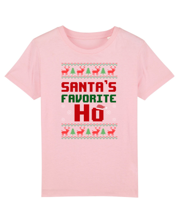 Santa's Favorite Ho Cotton Pink