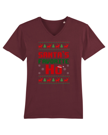 Santa's Favorite Ho Burgundy