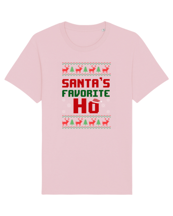 Santa's Favorite Ho Cotton Pink